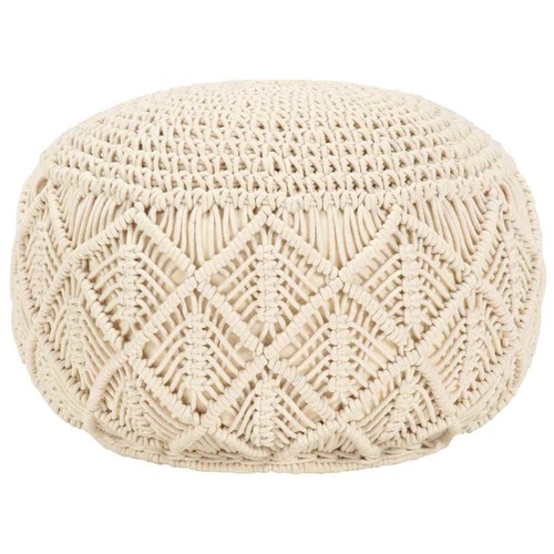 Pouf lavorato mano 45x30 - mano, cm