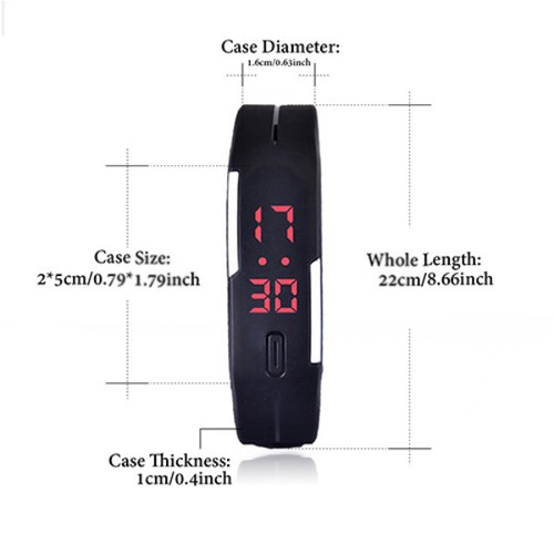 Orologio digitale donna led - donna,