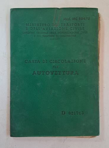 Fiat 500 1972 - fiat, libretto