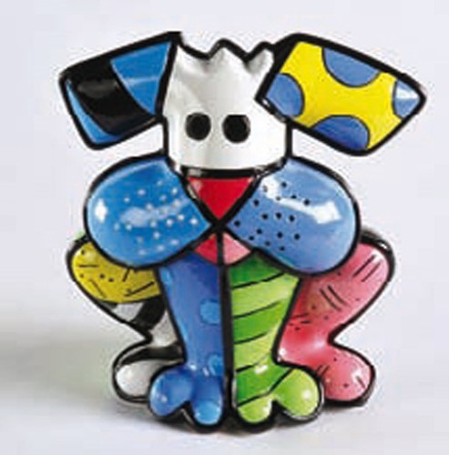 Romero britto terrier lim - „terrier, "