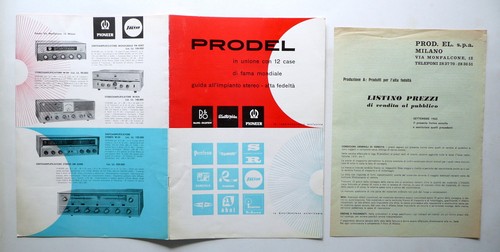 Catalogo prodel alta fedeltà - catalogo,