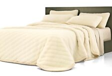 Coperta Woolly diagonale bassa densità 100% Pura Lana Vergine Merino Velour 