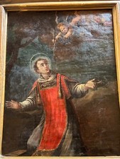 Quadro olio tela 1700 - tela, 1700'