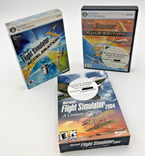 (3) MICROSOFT FLIGHT SIMULATOR