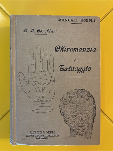 Manuale hoepli chiromanzia - manuale, e