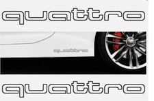 Audi quattro outline vinyl - audi,