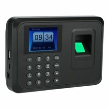 OROLOGIO MARCATEMPO REGISTRATORE IMPRONTE DIGITALI ID BIOMETRICO PRESENZE LAVORO