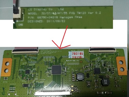 Tcon 6870c 0401b 42ls570s - tcon,