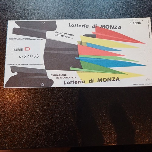 Biglietto lotteria nazionale - lotteria,