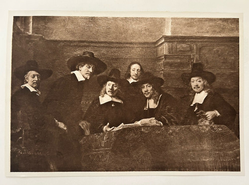 Stampa antica rembrandt - stampa,