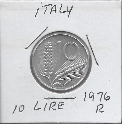 Italia lire 1976r aratro - lire,