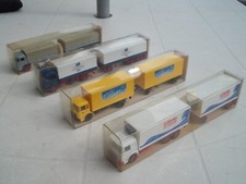 WIKING 1/87 HO N.4 CAMION CON RIMORCHIO VEDI DESCRIZIONE