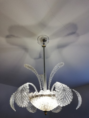 Lampadario vintage vetro - vetro, di