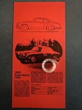 Rara Pubblicita’ ALFA ROMEO 1900 Super Sprint 1954
