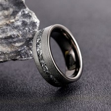 Anelli Uomo Sabbiatura 8mm