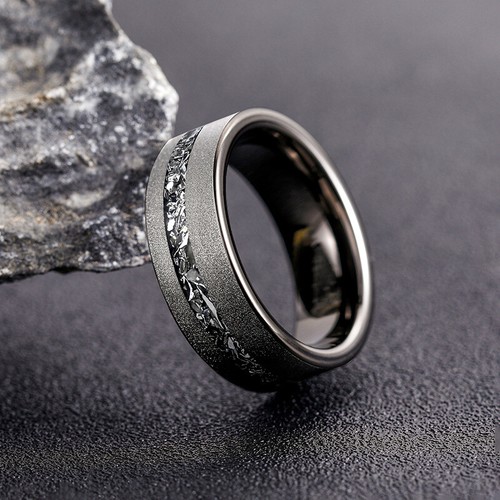Anelli uomo sabbiatura 8mm - anelli,