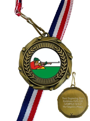 Medaglia combinata tiro fucile