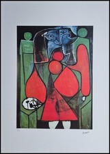 Pablo Picasso Seated Woman in