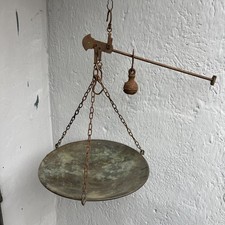 BILANCIA STADERA CONTADINO  PIATTO RAME 43 Cm Piemonte primi 900 Art 1012