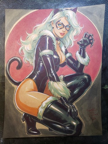 Black cat marvel illustrazione - black,