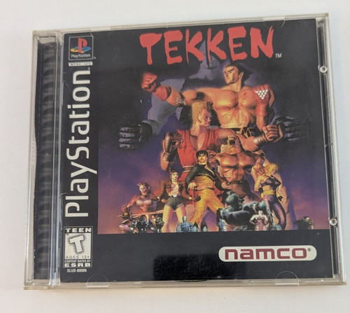 Tekken playstation ps1 black - playstation, 1