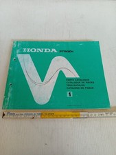 catalogo ricambi parts catalogue originale n1 1982 Honda FT 500 C