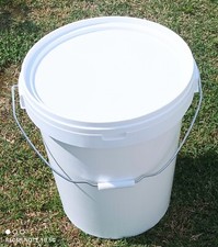 SECCHIO BIDONE FUSTO 30 L RESISTENTE ERMETICO ALIMENTARE CANTIERE AGRICOLTURA 