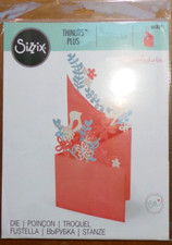 Sizzix Thinlits Plus Die Fly Away Home Card Bird Flower Use Big Shot Plus o Pro
