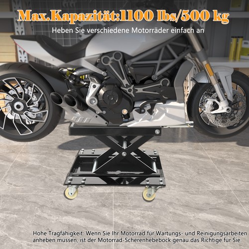 Sollevatore moto 500 - , kg