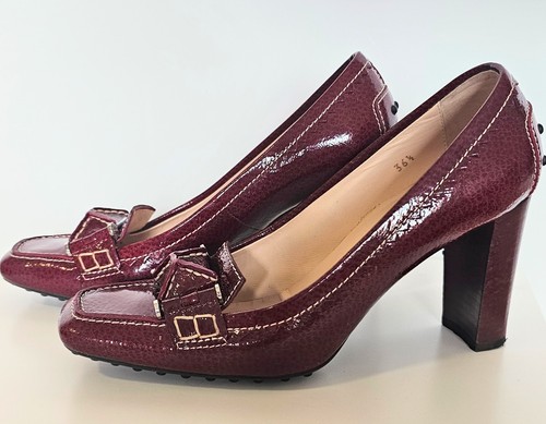 Tod burgundy leather - ​tod's,