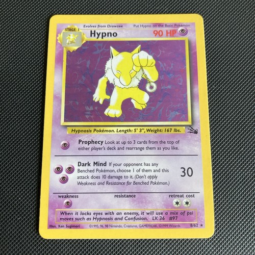 Pokémon tcg rare holo hypno - tcg,