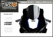 ADESIVI KIT PER YAMAHA R6 2017 TABELLA REPLICA M 