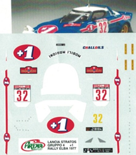 Decal lancia stratos gr 4 - stratos, gr.4