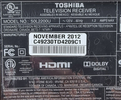 Lotto ricambi toshiba - ricambi, tv