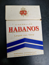 PACCHETTO SIGARETTE VINTAGE VUOTO OLD CIGARETTES PACKET EMPTY ** HABANOS
