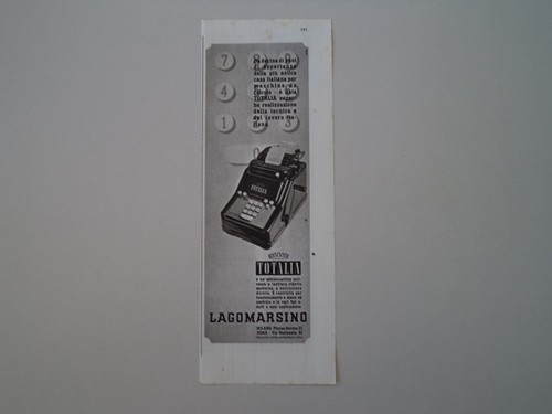Advertising pubblicità 1941 - advertising,