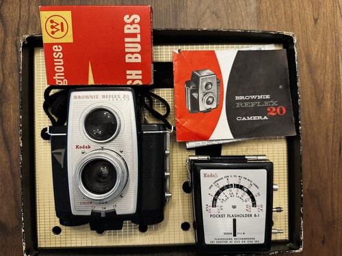 Completo kodak brownie reflex - kodak,