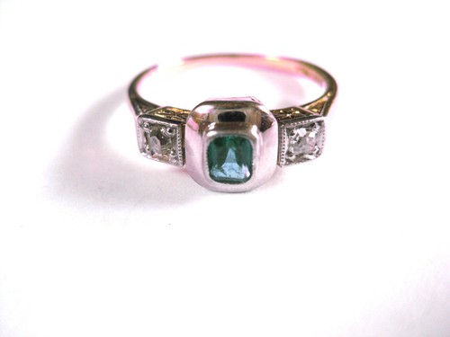 Anello art deco oro - in,