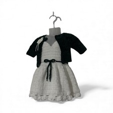 Abito natalizio verde e bianco