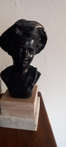 Scultura bronzo scugnizzo - bronzo,
