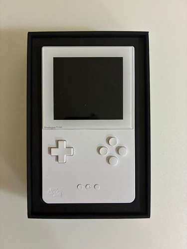 Analogue pocket white - white, +