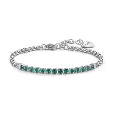 Sagapo Bracciale Tennis Verde