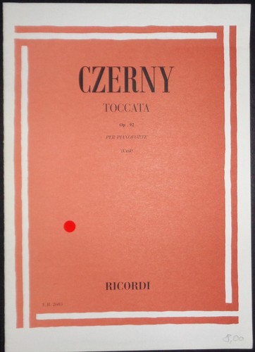 Czerny toccata per pianoforte - per,