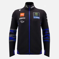 7693 MACRON FELPA FULL ZIP  TEAM UOMO MONSTER ENERGY YAMAHA MOTOGP 2025