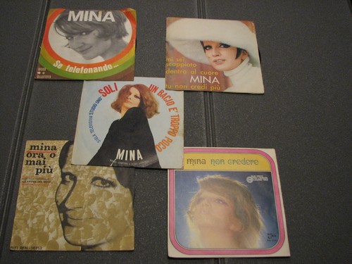 Mina telefonando raro disco - mina,