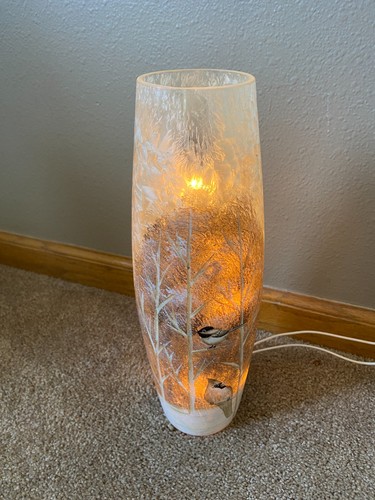 Lampada floreale vaso - 12",