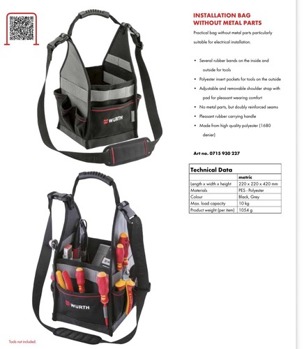 Wurth borsa attrezzi - wurth,