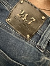 Tramarossa  jeans W34 in denim  stretch Leonardo Slim, blu Leggere le misure!