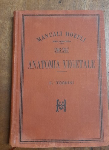 Tognini anatomia vegetale - f.,