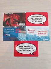 Schede telefoniche italiane - Ultime Emissioni 